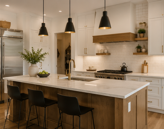 Bright modern kitchen